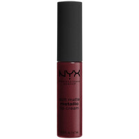 kauneus Naiset Huulipunat Nyx Professional Make Up Soft Matte Metallic Cream Lipstick - Budapest Ruskea