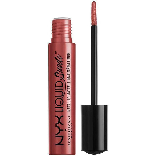 kauneus Naiset Huulipunat Nyx Professional Make Up Liquid Suede Metallic Matte Lipstick - Bella Ruskea