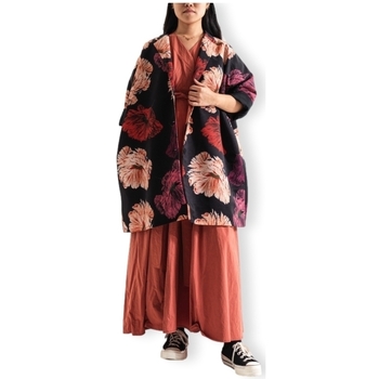 vaatteet Naiset Paksu takki Wendy Trendy Coat 219754 - Floral Monivärinen