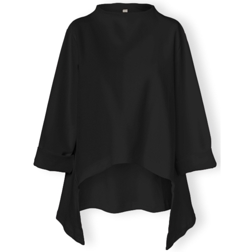 vaatteet Naiset Topit / Puserot Wendy Trendy Top 230058 - Black Musta