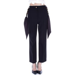 vaatteet Naiset 5-taskuiset housut Elisabetta Franchi PAT1641E2 Musta