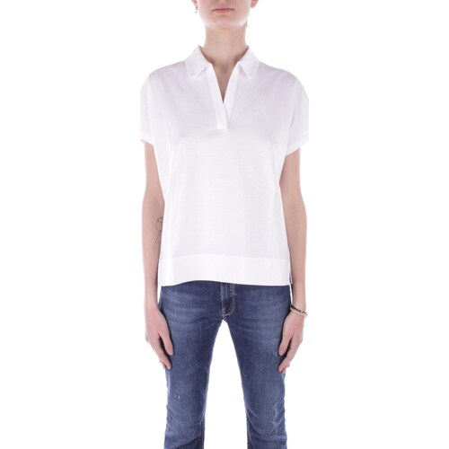 vaatteet Naiset Lyhythihainen t-paita Fay NPWB248611SVXHB Valkoinen