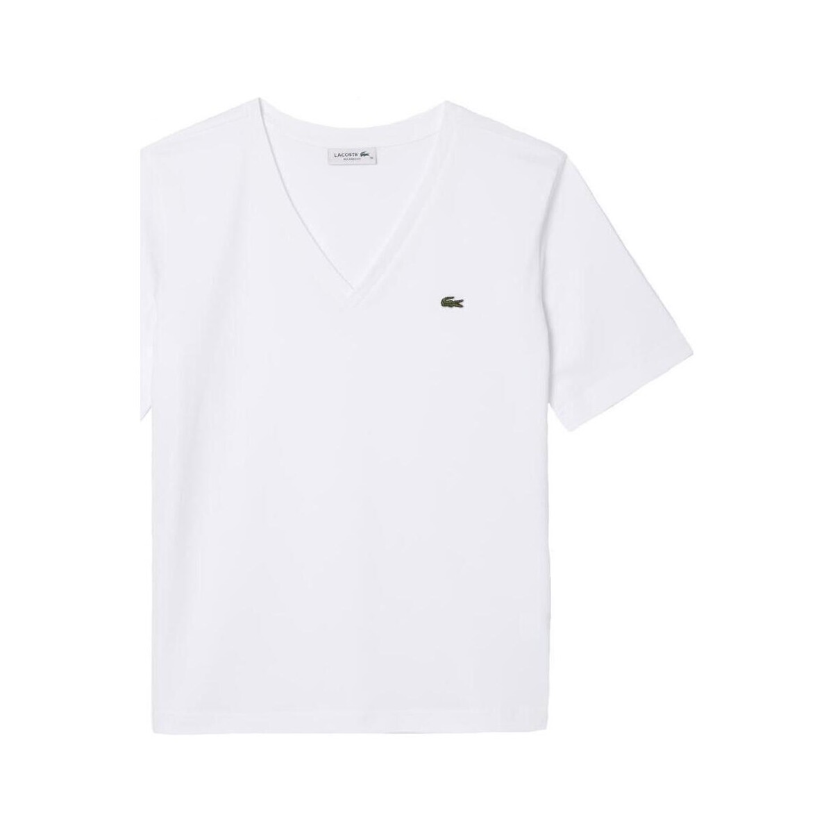 vaatteet Naiset Lyhythihainen t-paita Lacoste  Valkoinen
