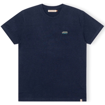 vaatteet Miehet T-paidat & Poolot Revolution T-Shirt Regular 1342 BUS - Navy/Melange Sininen