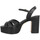 kengät Naiset Sandaalit ja avokkaat Lola Cruz 414p Cuir Femme Noir Musta