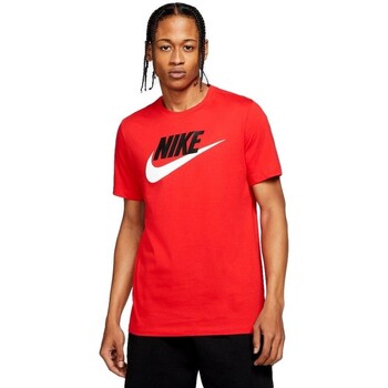 vaatteet Miehet Lyhythihainen t-paita Nike CAMISETA HOMBRE  SPORTSWEAR AR5004 Punainen