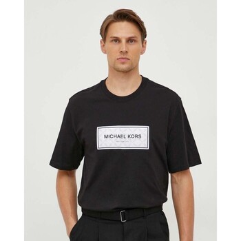 vaatteet Miehet Lyhythihainen t-paita MICHAEL Michael Kors CH351RG1V2 Musta