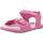 kengät Tytöt Sandaalit ja avokkaat Geox J SANDAL FUSBETTO GI Vaaleanpunainen