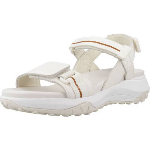 kengät Naiset Sandaalit ja avokkaat Geox D SORAPIS + GRIP B Valkoinen
