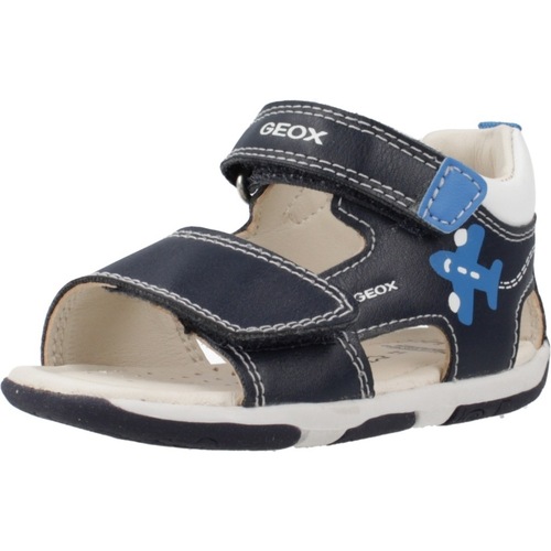 kengät Pojat Sandaalit ja avokkaat Geox B SANDAL TAPUZ BOY Sininen