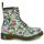 kengät Naiset Bootsit Dr. Martens 1460 W Multi Floral Garden Print Backhand Valkoinen / Monivärinen