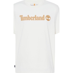 vaatteet Miehet Lyhythihainen t-paita Timberland 227641 Valkoinen