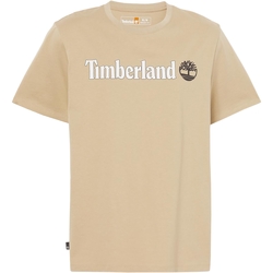 vaatteet Miehet Lyhythihainen t-paita Timberland 227450 Keltainen