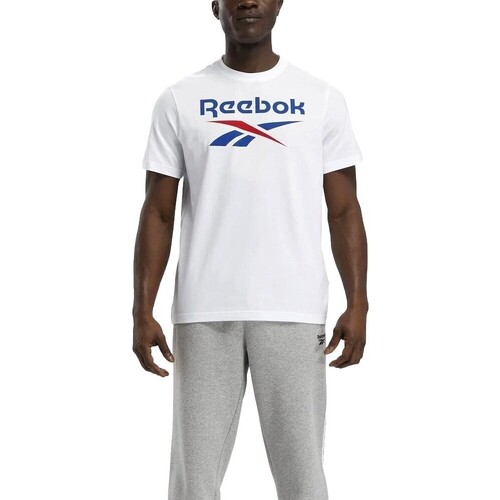 vaatteet Miehet Lyhythihainen t-paita Reebok Sport CAMISETA HOMBRE  100071175-WHITE Valkoinen