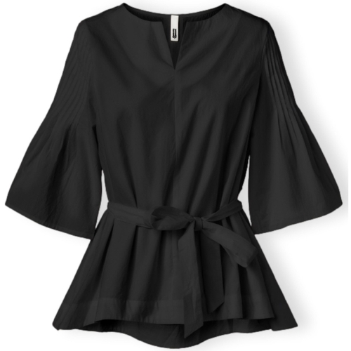 vaatteet Naiset Topit / Puserot Wendy Trendy Top 230042 - Black Musta