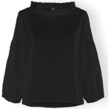 vaatteet Naiset Topit / Puserot Wendykei T-Shirt 221153 - Black Musta
