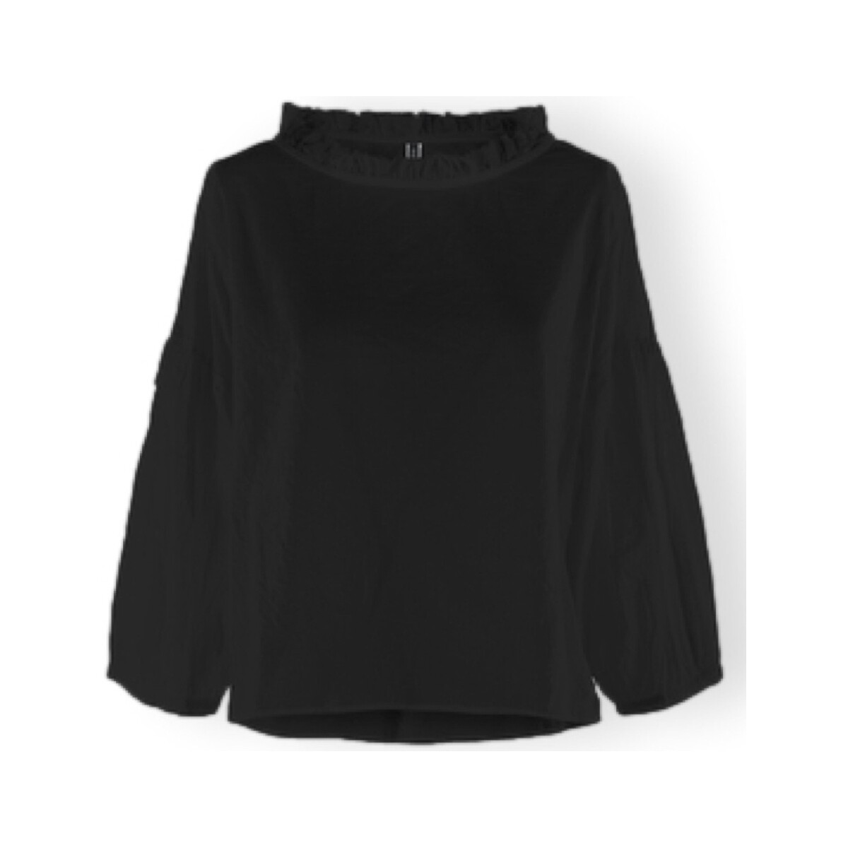 vaatteet Naiset Topit / Puserot Wendykei T-Shirt 221153 - Black Musta