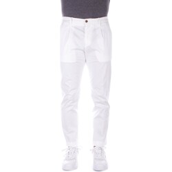 vaatteet Miehet 5-taskuiset housut Briglia TIBERIO 324009 Valkoinen