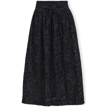 vaatteet Naiset Hame Object Bodie Skirt - Black/Denim Blue Musta