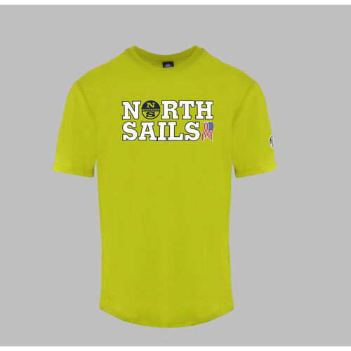 vaatteet Miehet Lyhythihainen t-paita North Sails - 9024110 Keltainen