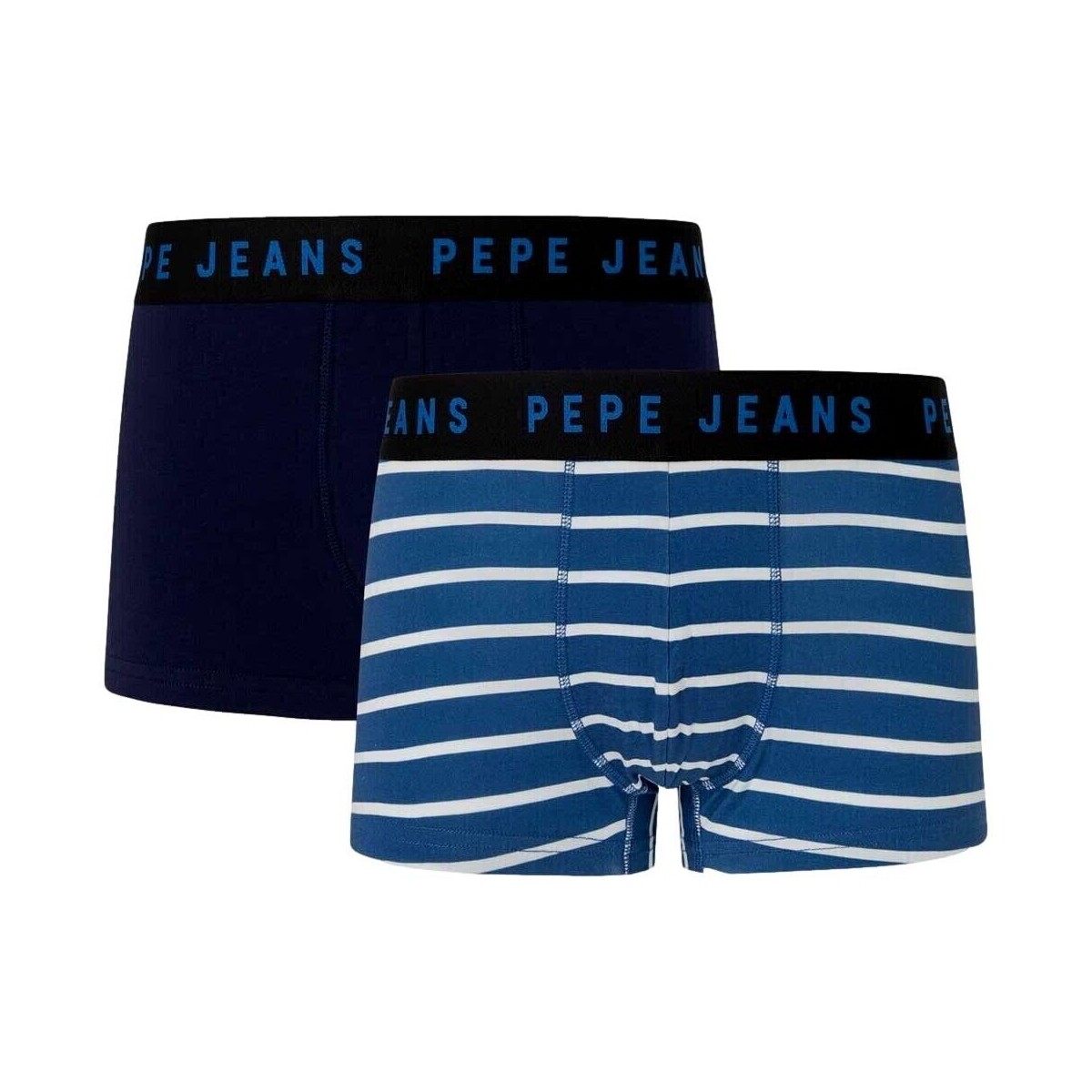 Alusvaatteet Miehet Bokserit Pepe jeans PACK 2 BOXES STRIPES HOMBRE   PMU11149 Sininen