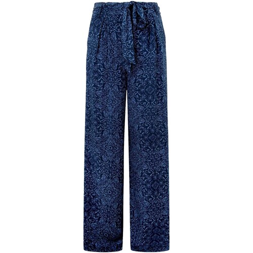 vaatteet Naiset Housut Pepe jeans PANTALON MUJER COLETTE PRINT   PL211745 Sininen