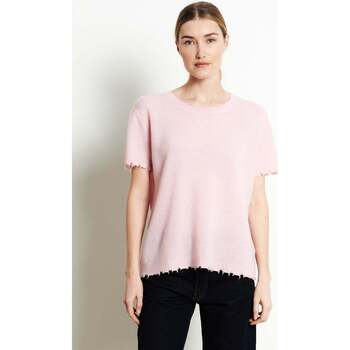 vaatteet Naiset Lyhythihainen t-paita Studio Cashmere8 AVA 6 Vaaleanpunainen