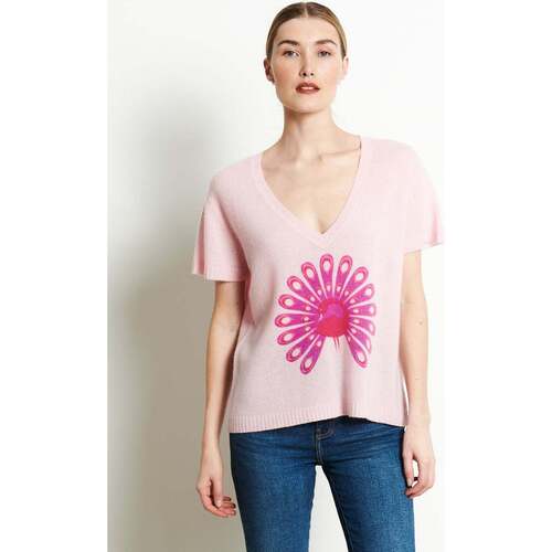 vaatteet Naiset Lyhythihainen t-paita Studio Cashmere8 RIA 5 Vaaleanpunainen