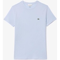 vaatteet Miehet Lyhythihainen t-paita Lacoste TH6709 Sininen