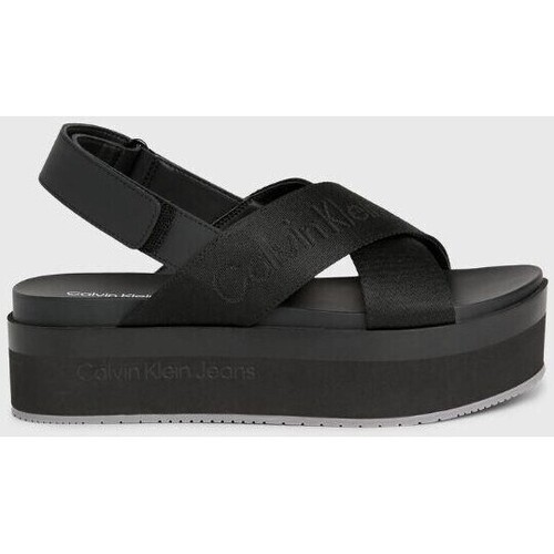 kengät Naiset Sandaalit ja avokkaat Calvin Klein Jeans YW0YW013620GT Musta
