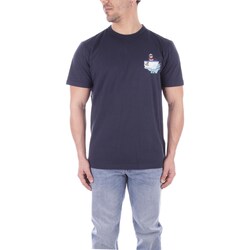 vaatteet Miehet Lyhythihainen t-paita Woolrich CFWOTE0128MRUT2926 Sininen