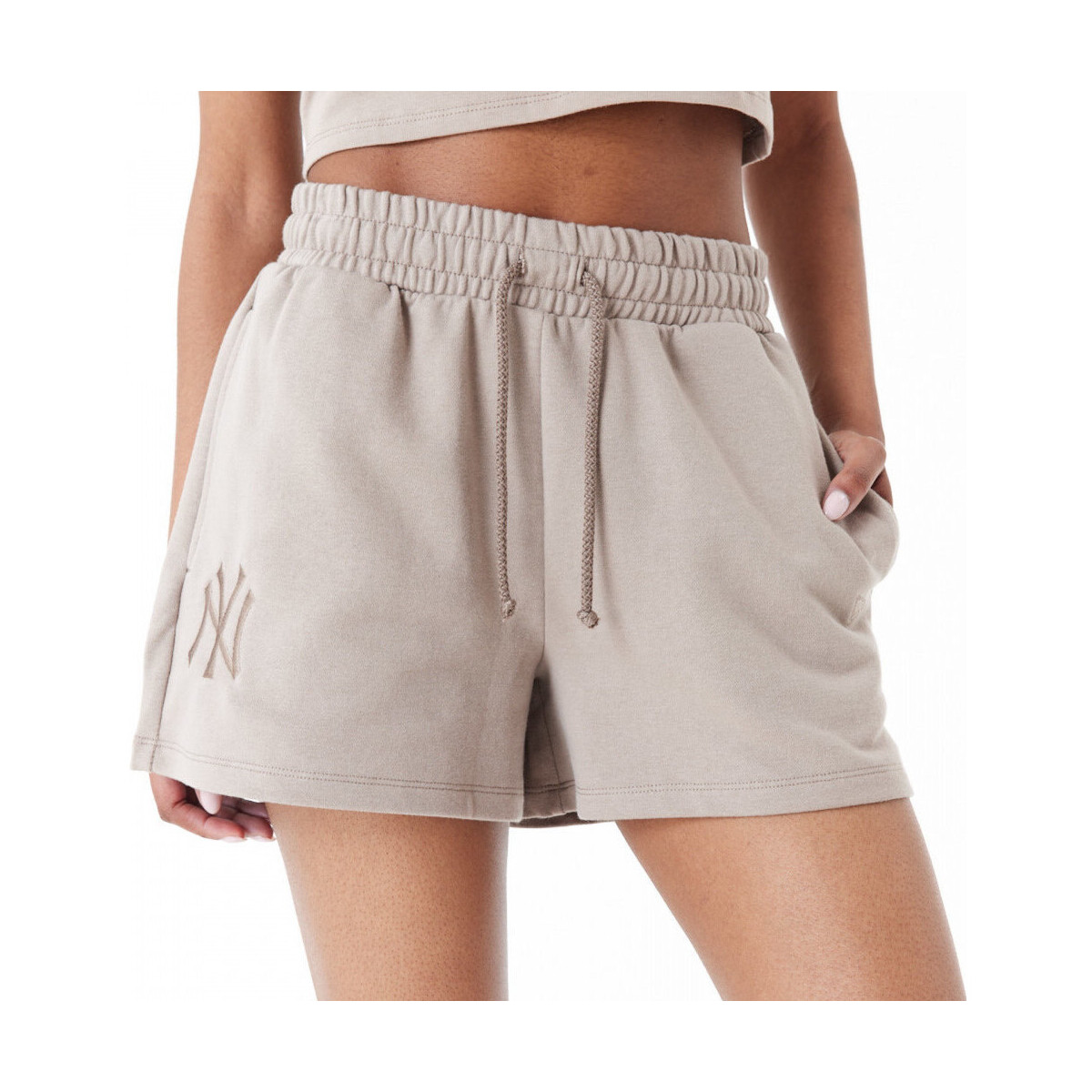 vaatteet Naiset Shortsit / Bermuda-shortsit New-Era Mlb le shorts neyyan Ruskea