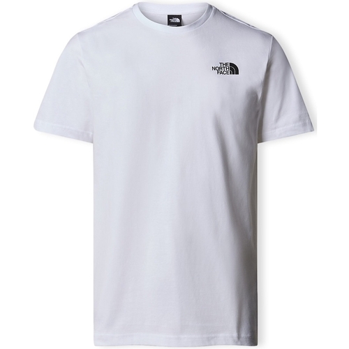 vaatteet Miehet T-paidat & Poolot The North Face Redbox Celebration T-Shirt - White Valkoinen
