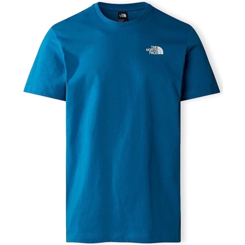 vaatteet Miehet T-paidat & Poolot The North Face Redbox Celebration T-Shirt - Adriatic Blue Sininen