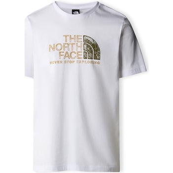 vaatteet Miehet T-paidat & Poolot The North Face Rust 2 T-Shirt - White Valkoinen