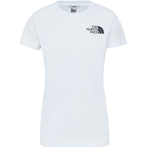 vaatteet Naiset Lyhythihainen t-paita The North Face W Half Dome Tee Valkoinen
