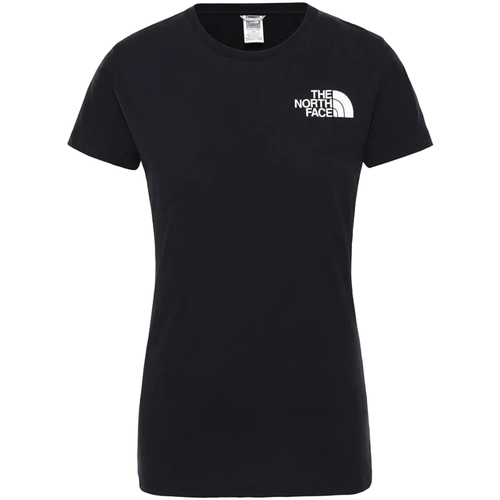 vaatteet Naiset Lyhythihainen t-paita The North Face W Half Dome Tee Musta