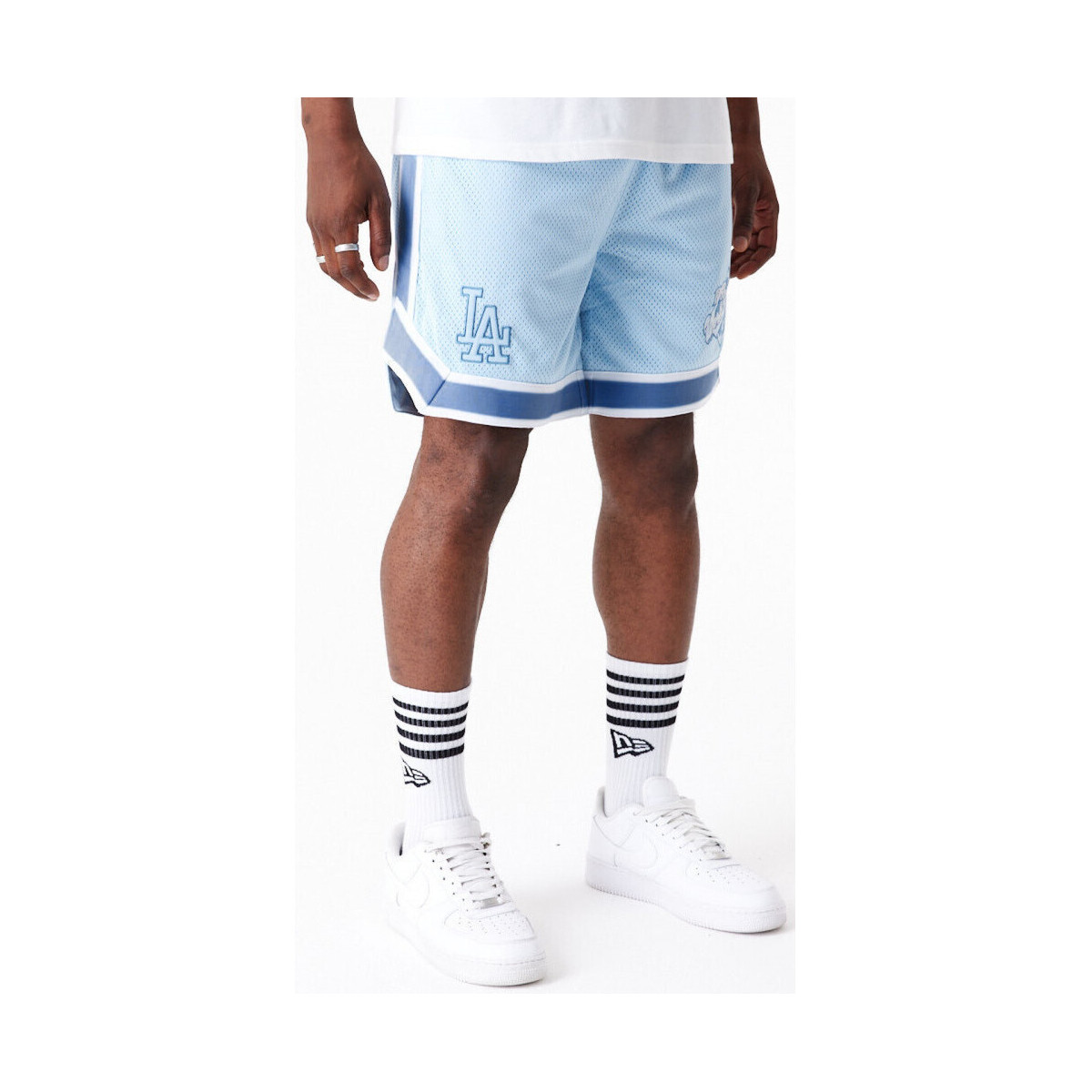 vaatteet Miehet Shortsit / Bermuda-shortsit New-Era World series mesh shorts losdod Sininen