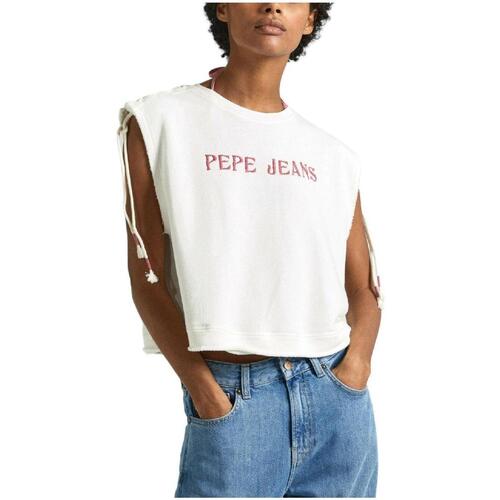 vaatteet Naiset Lyhythihainen t-paita Pepe jeans  Monivärinen