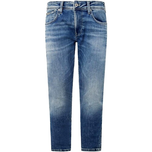 vaatteet Miehet Slim-farkut Pepe jeans VAQUERO HOMBRE SKINNY TIRO BAJO   PM207387MI52 Sininen