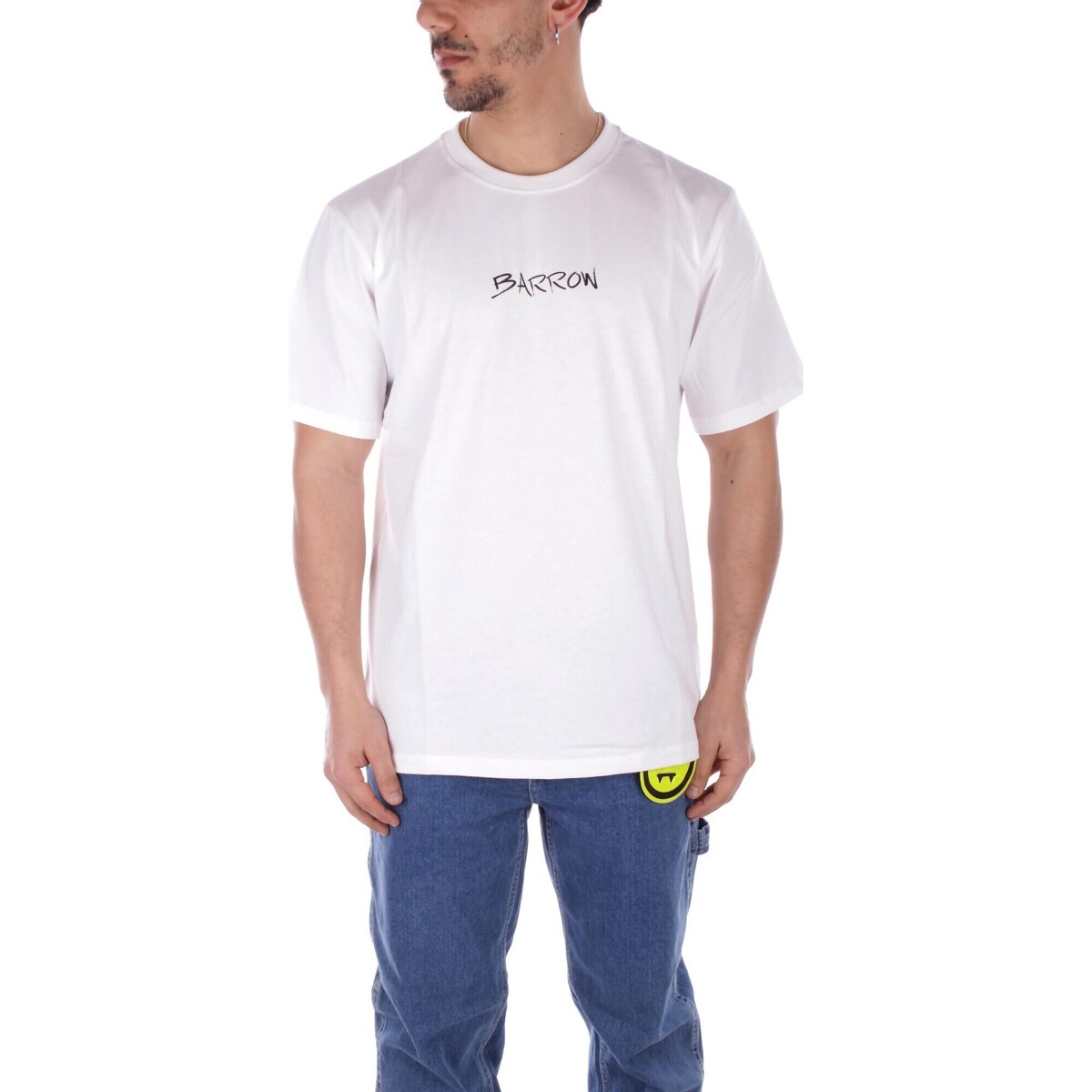 vaatteet Lyhythihainen t-paita Barrow S4BWUATH094 Valkoinen