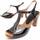 kengät Naiset Sandaalit ja avokkaat Leindia 87350 Musta