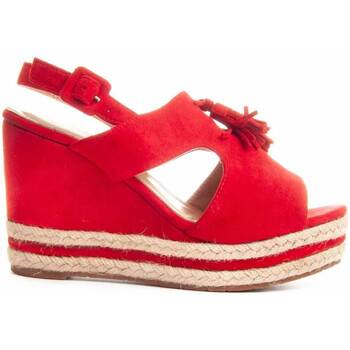 kengät Naiset Sandaalit ja avokkaat Leindia 88168 Punainen