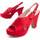 kengät Naiset Sandaalit ja avokkaat Leindia 88196 Punainen