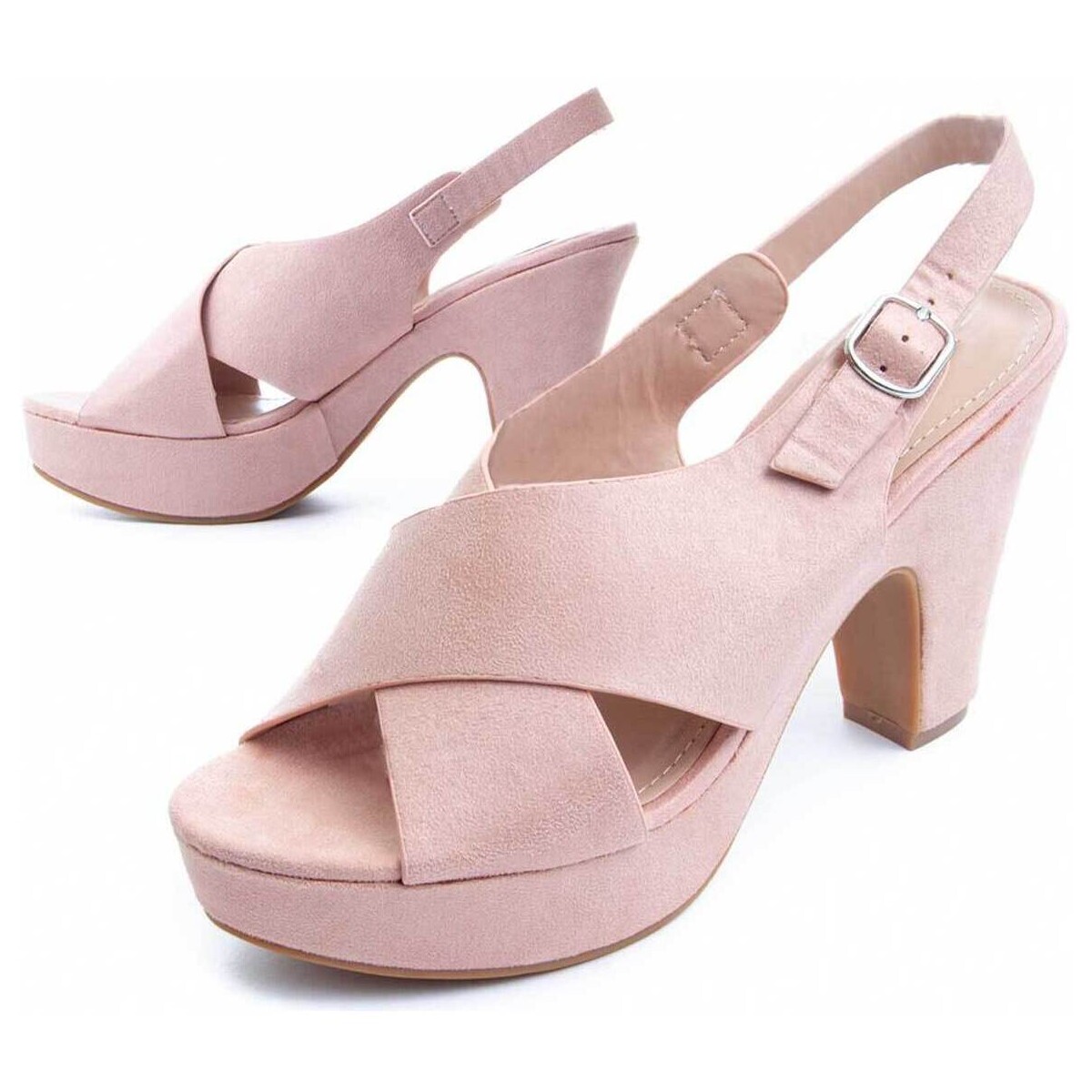 kengät Naiset Sandaalit ja avokkaat Leindia 88197 Vaaleanpunainen