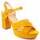 kengät Naiset Sandaalit ja avokkaat Leindia 88201 Keltainen