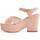 kengät Naiset Sandaalit ja avokkaat Leindia 88202 Vaaleanpunainen