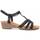 kengät Naiset Sandaalit ja avokkaat Leindia 89071 Musta