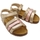 kengät Lapset Sandaalit ja avokkaat Plakton Pastel Baby Sandals - Oro Rose Kulta