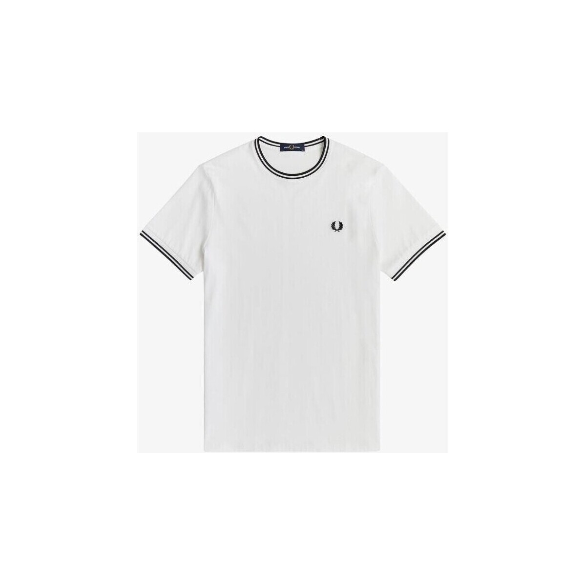 vaatteet Miehet Lyhythihainen t-paita Fred Perry M3519 Valkoinen